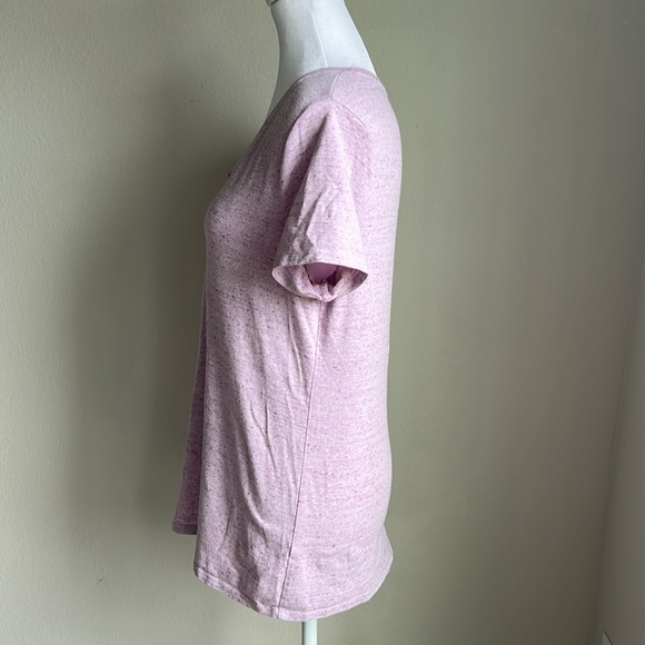 Croft & Barrow The Classic Tee women’s pink tee - Picture 3 of 5